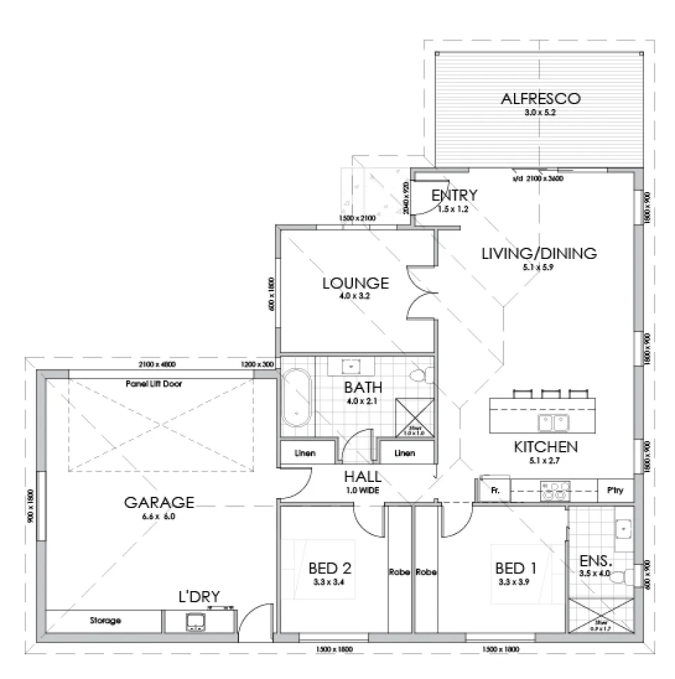 51 53 Fleetwood Drive Floorplan